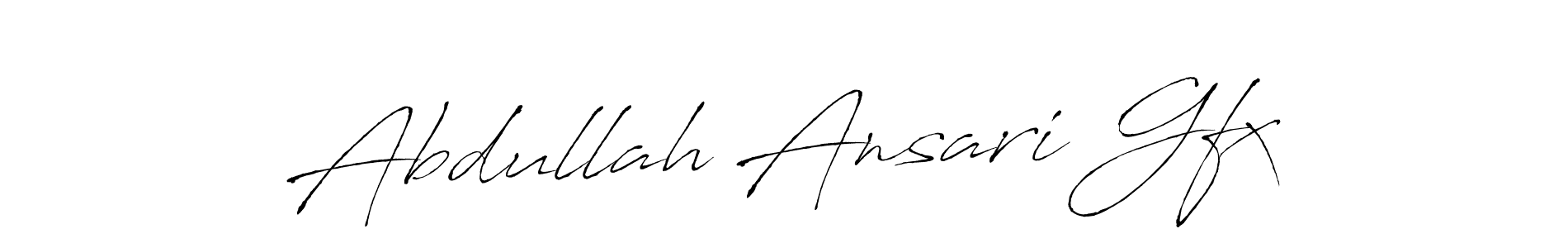Also You can easily find your signature by using the search form. We will create Abdullah Ansari Gfx name handwritten signature images for you free of cost using Antro_Vectra sign style. Abdullah Ansari Gfx signature style 6 images and pictures png