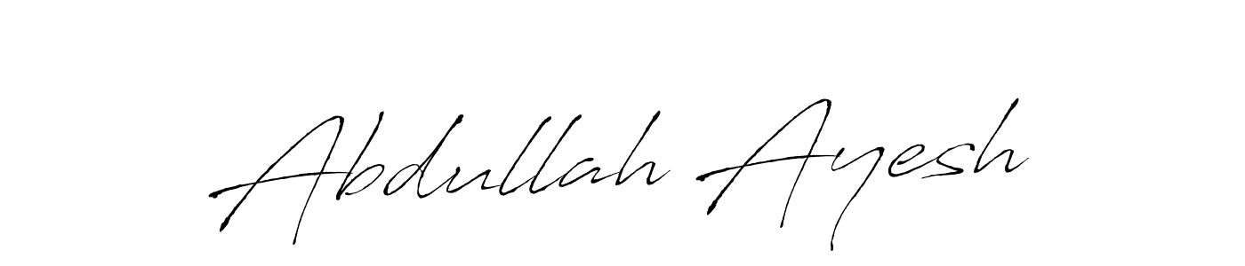 Also we have Abdullah Ayesh name is the best signature style. Create professional handwritten signature collection using Antro_Vectra autograph style. Abdullah Ayesh signature style 6 images and pictures png