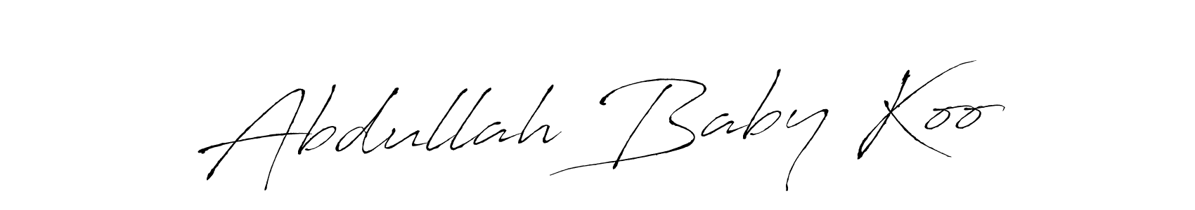 See photos of Abdullah Baby Koo official signature by Spectra . Check more albums & portfolios. Read reviews & check more about Antro_Vectra font. Abdullah Baby Koo signature style 6 images and pictures png