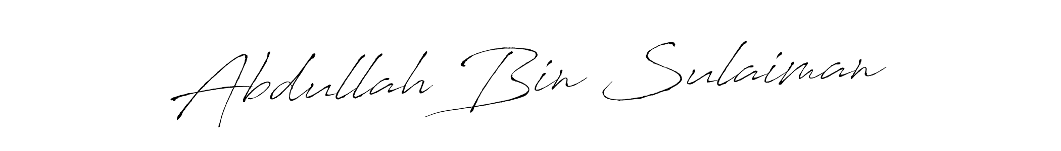 Use a signature maker to create a handwritten signature online. With this signature software, you can design (Antro_Vectra) your own signature for name Abdullah Bin Sulaiman. Abdullah Bin Sulaiman signature style 6 images and pictures png