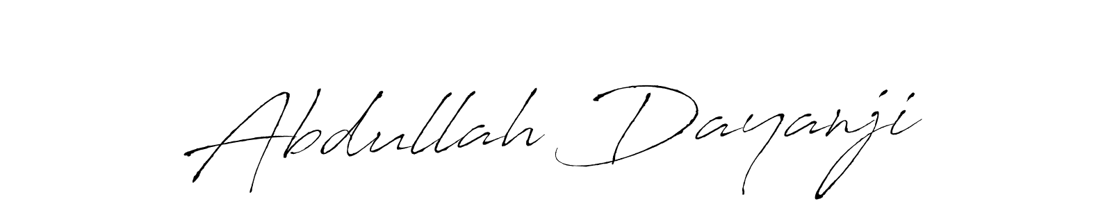 Make a beautiful signature design for name Abdullah Dayanji. With this signature (Antro_Vectra) style, you can create a handwritten signature for free. Abdullah Dayanji signature style 6 images and pictures png