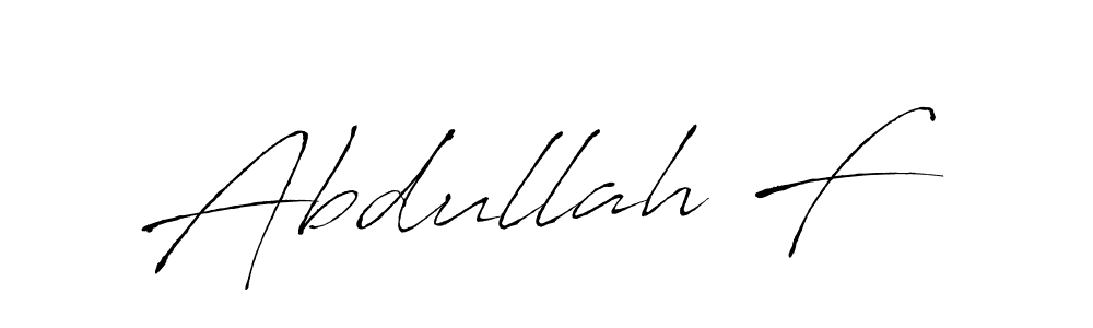 Use a signature maker to create a handwritten signature online. With this signature software, you can design (Antro_Vectra) your own signature for name Abdullah F. Abdullah F signature style 6 images and pictures png