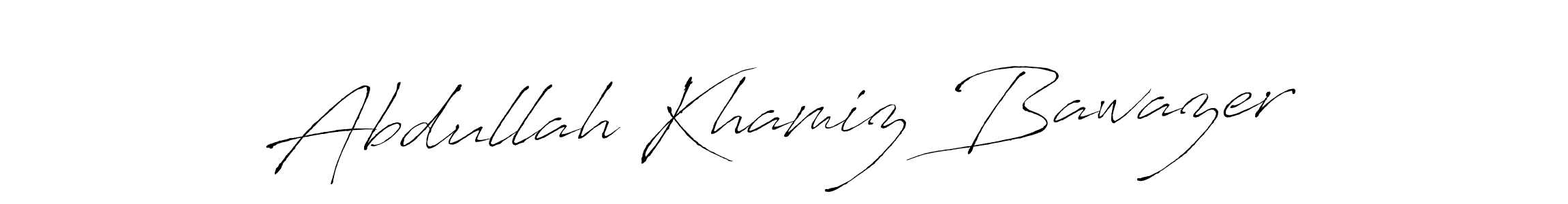 How to make Abdullah Khamiz Bawazer signature? Antro_Vectra is a professional autograph style. Create handwritten signature for Abdullah Khamiz Bawazer name. Abdullah Khamiz Bawazer signature style 6 images and pictures png