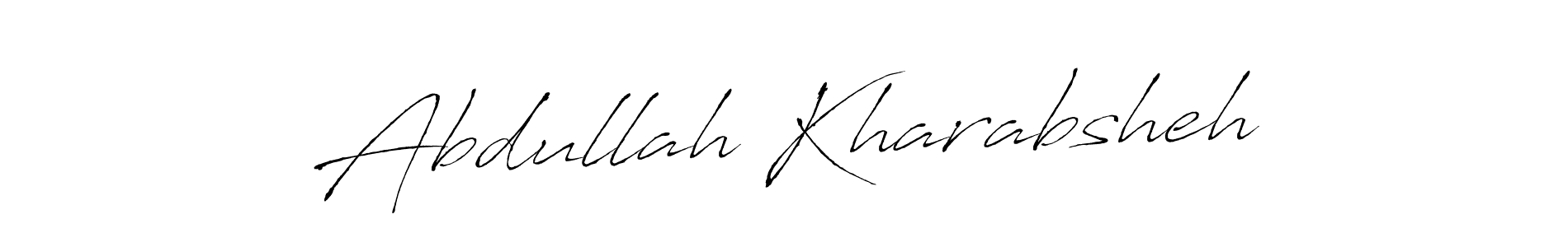 This is the best signature style for the Abdullah Kharabsheh name. Also you like these signature font (Antro_Vectra). Mix name signature. Abdullah Kharabsheh signature style 6 images and pictures png