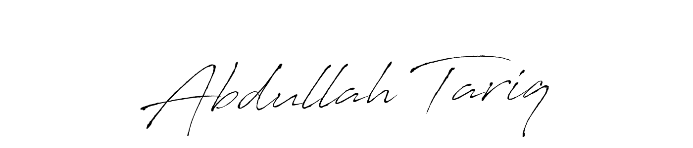 Abdullah Tariq stylish signature style. Best Handwritten Sign (Antro_Vectra) for my name. Handwritten Signature Collection Ideas for my name Abdullah Tariq. Abdullah Tariq signature style 6 images and pictures png