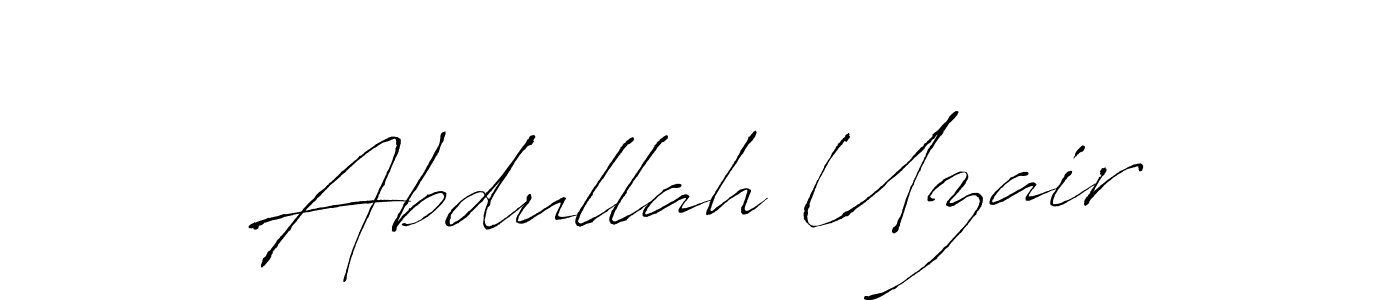 This is the best signature style for the Abdullah Uzair name. Also you like these signature font (Antro_Vectra). Mix name signature. Abdullah Uzair signature style 6 images and pictures png