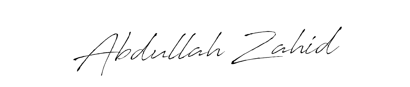 This is the best signature style for the Abdullah Zahid name. Also you like these signature font (Antro_Vectra). Mix name signature. Abdullah Zahid signature style 6 images and pictures png