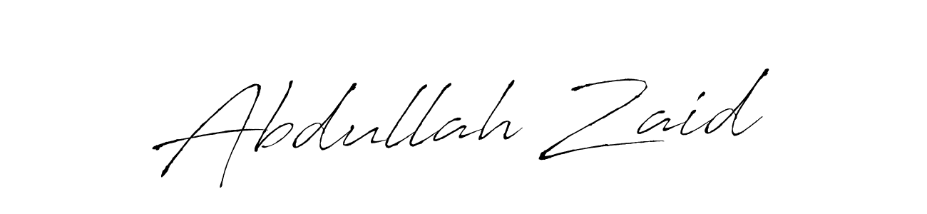 How to make Abdullah Zaid signature? Antro_Vectra is a professional autograph style. Create handwritten signature for Abdullah Zaid name. Abdullah Zaid signature style 6 images and pictures png