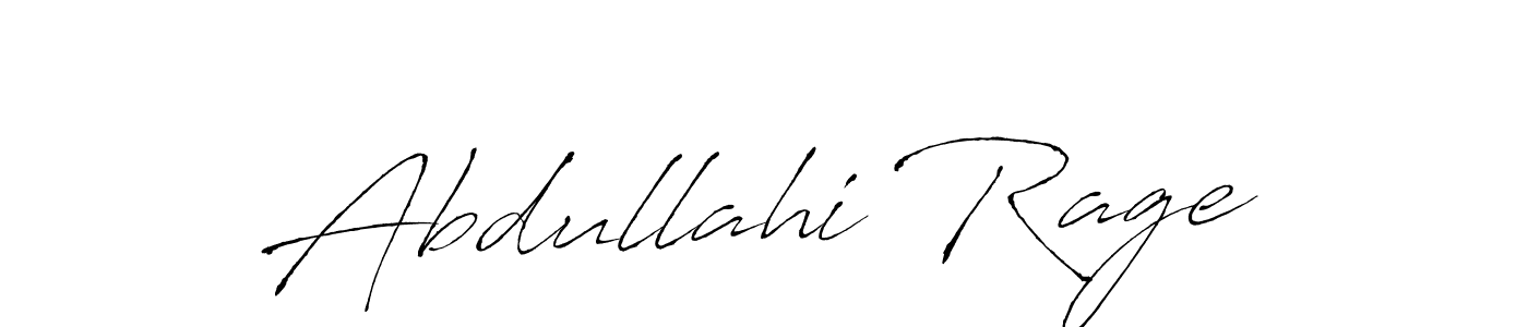 Design your own signature with our free online signature maker. With this signature software, you can create a handwritten (Antro_Vectra) signature for name Abdullahi Rage. Abdullahi Rage signature style 6 images and pictures png