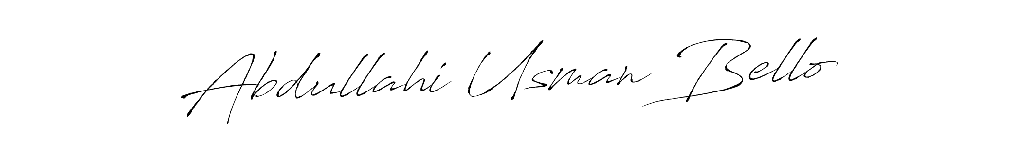 You should practise on your own different ways (Antro_Vectra) to write your name (Abdullahi Usman Bello) in signature. don't let someone else do it for you. Abdullahi Usman Bello signature style 6 images and pictures png