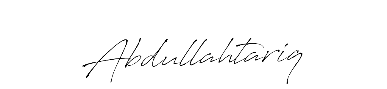 Design your own signature with our free online signature maker. With this signature software, you can create a handwritten (Antro_Vectra) signature for name Abdullahtariq. Abdullahtariq signature style 6 images and pictures png