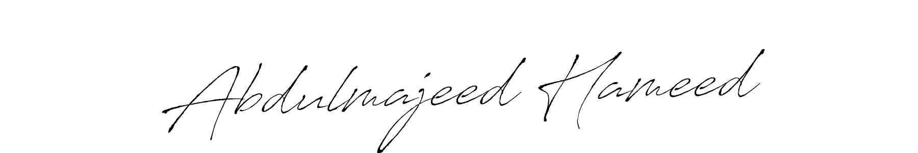 Antro_Vectra is a professional signature style that is perfect for those who want to add a touch of class to their signature. It is also a great choice for those who want to make their signature more unique. Get Abdulmajeed Hameed name to fancy signature for free. Abdulmajeed Hameed signature style 6 images and pictures png