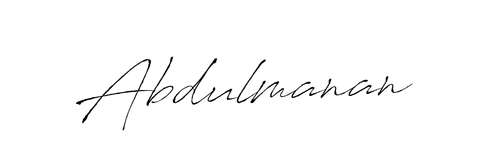 How to make Abdulmanan signature? Antro_Vectra is a professional autograph style. Create handwritten signature for Abdulmanan name. Abdulmanan signature style 6 images and pictures png