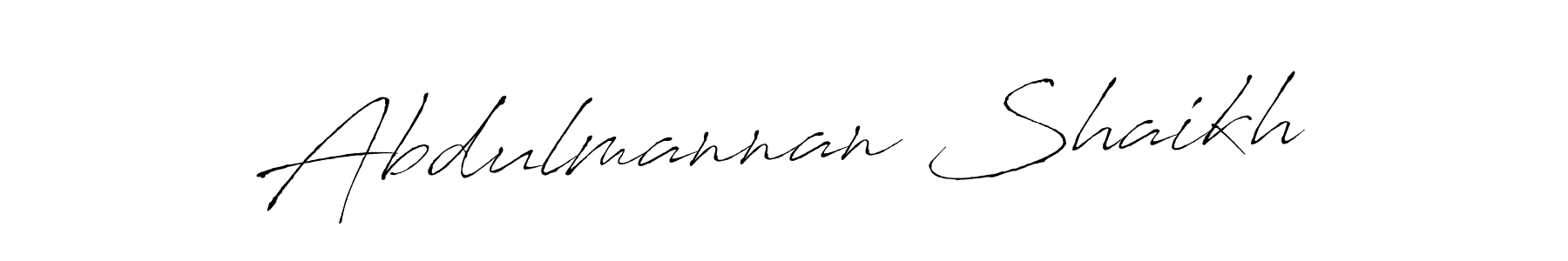 How to make Abdulmannan Shaikh signature? Antro_Vectra is a professional autograph style. Create handwritten signature for Abdulmannan Shaikh name. Abdulmannan Shaikh signature style 6 images and pictures png