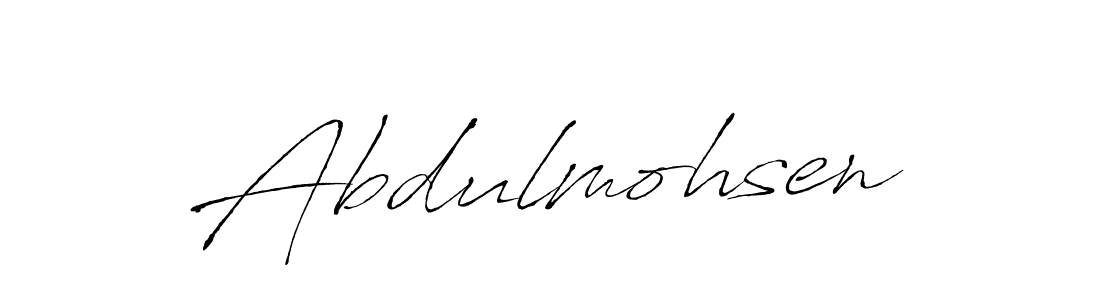 Abdulmohsen stylish signature style. Best Handwritten Sign (Antro_Vectra) for my name. Handwritten Signature Collection Ideas for my name Abdulmohsen. Abdulmohsen signature style 6 images and pictures png