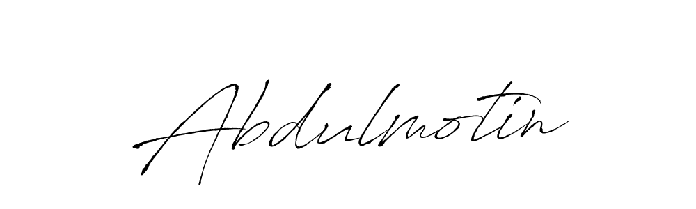 Create a beautiful signature design for name Abdulmotin. With this signature (Antro_Vectra) fonts, you can make a handwritten signature for free. Abdulmotin signature style 6 images and pictures png