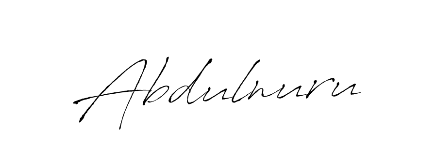 Make a beautiful signature design for name Abdulnuru. With this signature (Antro_Vectra) style, you can create a handwritten signature for free. Abdulnuru signature style 6 images and pictures png