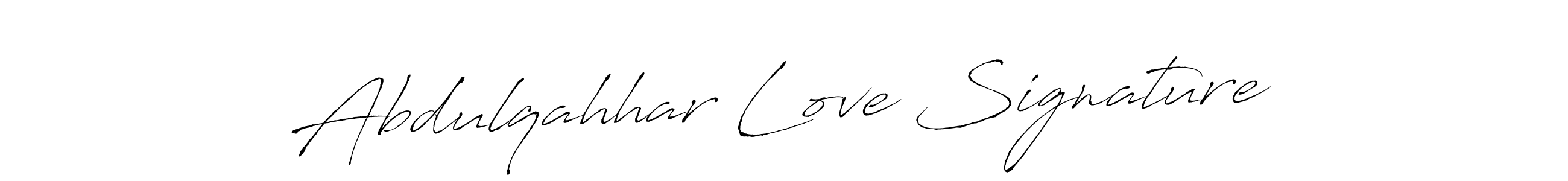 Make a beautiful signature design for name Abdulqahhar Love Signature. With this signature (Antro_Vectra) style, you can create a handwritten signature for free. Abdulqahhar Love Signature signature style 6 images and pictures png