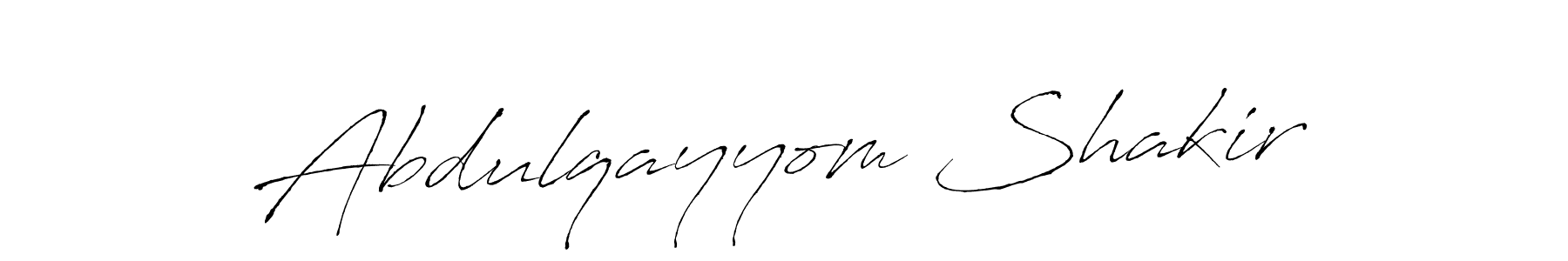 Antro_Vectra is a professional signature style that is perfect for those who want to add a touch of class to their signature. It is also a great choice for those who want to make their signature more unique. Get Abdulqayyom Shakir name to fancy signature for free. Abdulqayyom Shakir signature style 6 images and pictures png