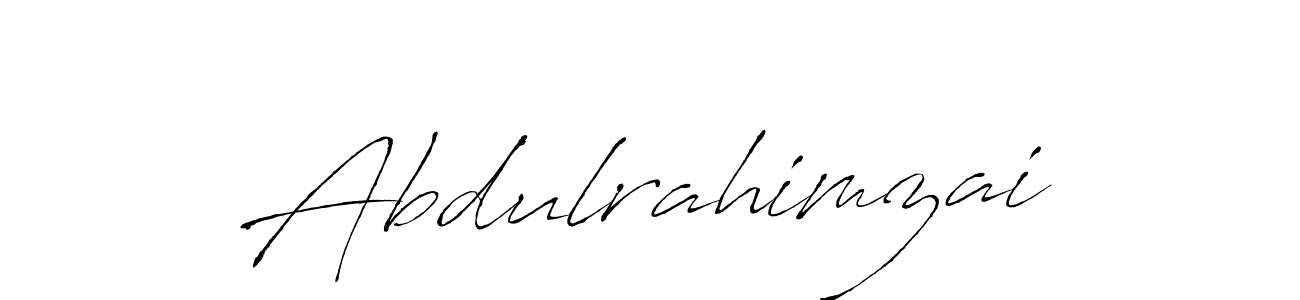 Make a beautiful signature design for name Abdulrahimzai. With this signature (Antro_Vectra) style, you can create a handwritten signature for free. Abdulrahimzai signature style 6 images and pictures png