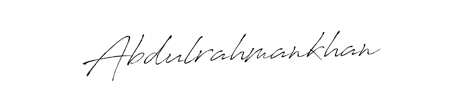 Antro_Vectra is a professional signature style that is perfect for those who want to add a touch of class to their signature. It is also a great choice for those who want to make their signature more unique. Get Abdulrahmankhan name to fancy signature for free. Abdulrahmankhan signature style 6 images and pictures png