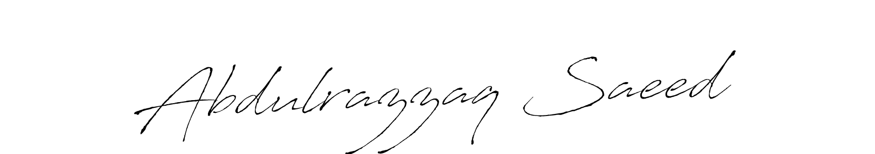 It looks lik you need a new signature style for name Abdulrazzaq Saeed. Design unique handwritten (Antro_Vectra) signature with our free signature maker in just a few clicks. Abdulrazzaq Saeed signature style 6 images and pictures png