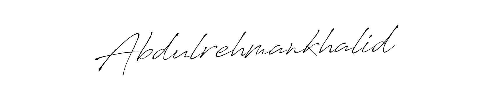 Design your own signature with our free online signature maker. With this signature software, you can create a handwritten (Antro_Vectra) signature for name Abdulrehmankhalid. Abdulrehmankhalid signature style 6 images and pictures png