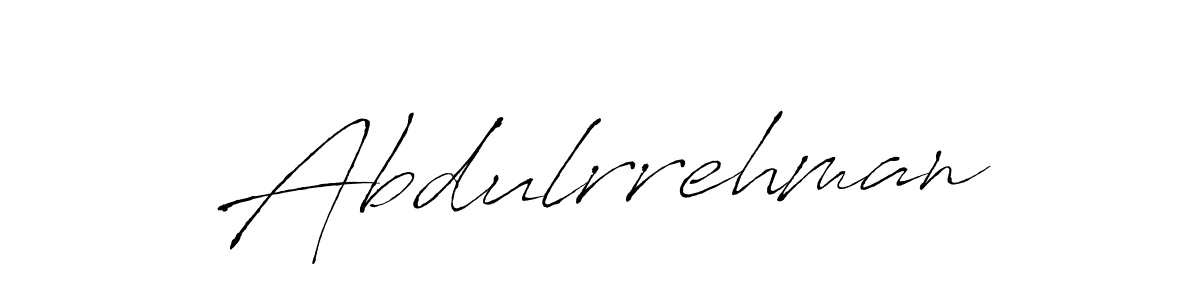 Make a beautiful signature design for name Abdulrrehman. With this signature (Antro_Vectra) style, you can create a handwritten signature for free. Abdulrrehman signature style 6 images and pictures png