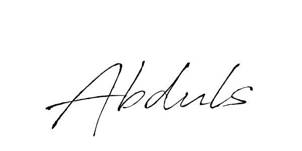 How to make Abduls signature? Antro_Vectra is a professional autograph style. Create handwritten signature for Abduls name. Abduls signature style 6 images and pictures png