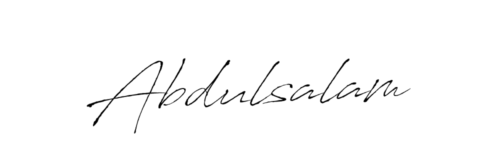 Create a beautiful signature design for name Abdulsalam. With this signature (Antro_Vectra) fonts, you can make a handwritten signature for free. Abdulsalam signature style 6 images and pictures png