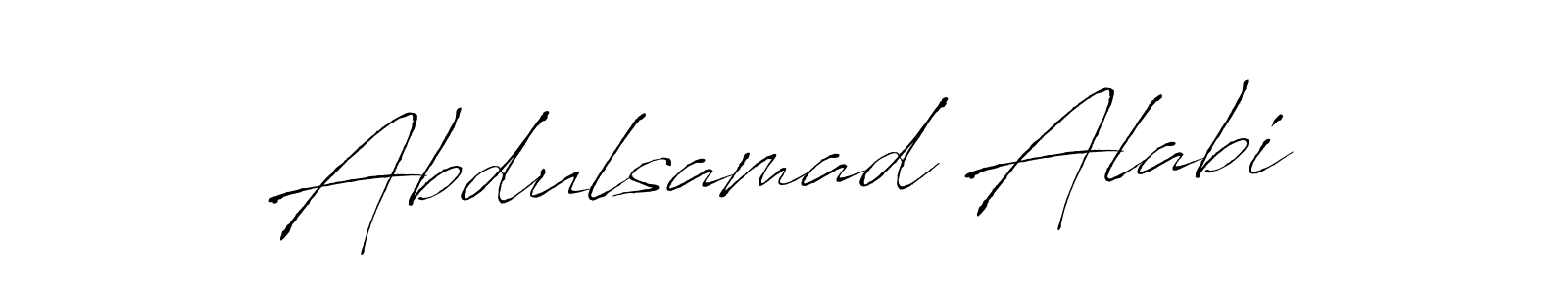 Design your own signature with our free online signature maker. With this signature software, you can create a handwritten (Antro_Vectra) signature for name Abdulsamad Alabi. Abdulsamad Alabi signature style 6 images and pictures png