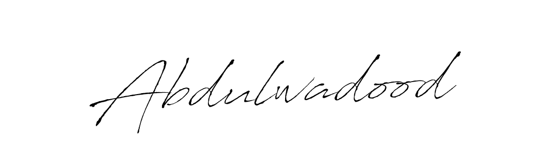 Abdulwadood stylish signature style. Best Handwritten Sign (Antro_Vectra) for my name. Handwritten Signature Collection Ideas for my name Abdulwadood. Abdulwadood signature style 6 images and pictures png