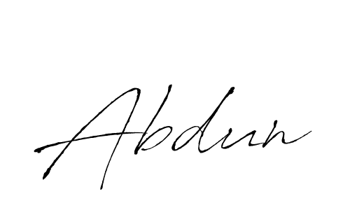 How to make Abdun signature? Antro_Vectra is a professional autograph style. Create handwritten signature for Abdun name. Abdun signature style 6 images and pictures png