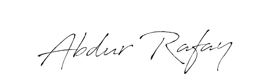 How to make Abdur Rafay name signature. Use Antro_Vectra style for creating short signs online. This is the latest handwritten sign. Abdur Rafay signature style 6 images and pictures png