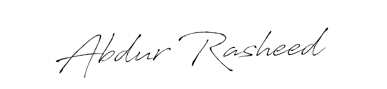 Use a signature maker to create a handwritten signature online. With this signature software, you can design (Antro_Vectra) your own signature for name Abdur Rasheed. Abdur Rasheed signature style 6 images and pictures png