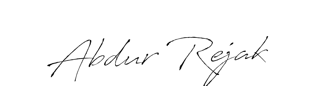 Abdur Rejak stylish signature style. Best Handwritten Sign (Antro_Vectra) for my name. Handwritten Signature Collection Ideas for my name Abdur Rejak. Abdur Rejak signature style 6 images and pictures png