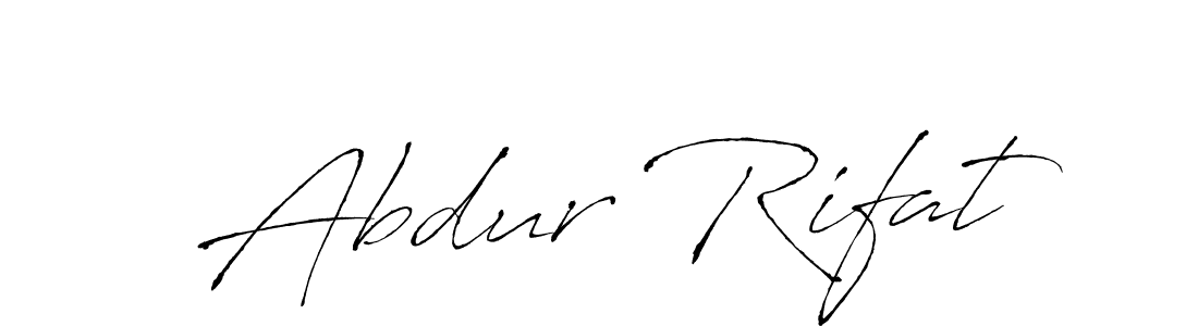 Make a beautiful signature design for name Abdur Rifat. With this signature (Antro_Vectra) style, you can create a handwritten signature for free. Abdur Rifat signature style 6 images and pictures png