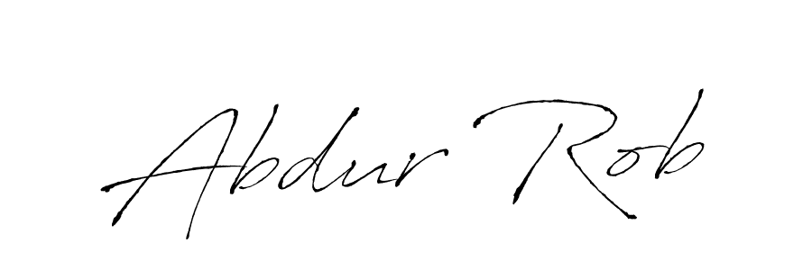 Abdur Rob stylish signature style. Best Handwritten Sign (Antro_Vectra) for my name. Handwritten Signature Collection Ideas for my name Abdur Rob. Abdur Rob signature style 6 images and pictures png