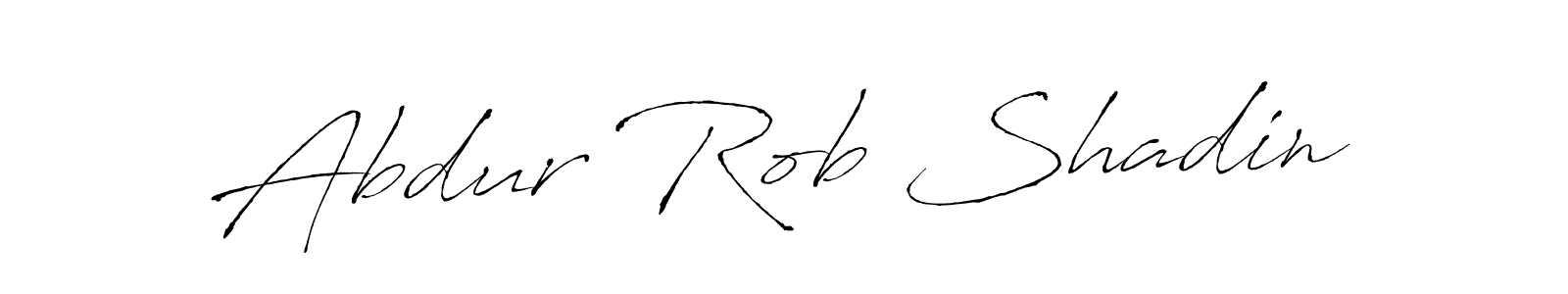 How to make Abdur Rob Shadin signature? Antro_Vectra is a professional autograph style. Create handwritten signature for Abdur Rob Shadin name. Abdur Rob Shadin signature style 6 images and pictures png