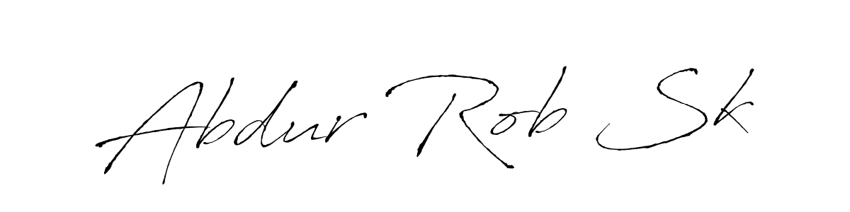 How to make Abdur Rob Sk signature? Antro_Vectra is a professional autograph style. Create handwritten signature for Abdur Rob Sk name. Abdur Rob Sk signature style 6 images and pictures png