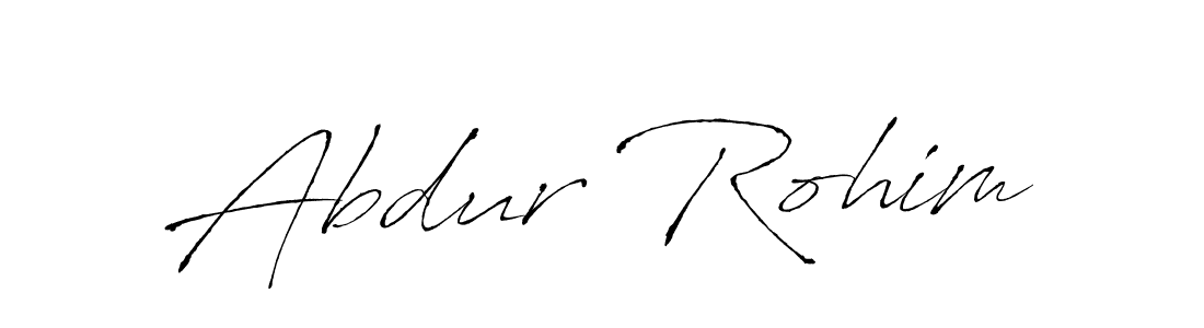 Abdur Rohim stylish signature style. Best Handwritten Sign (Antro_Vectra) for my name. Handwritten Signature Collection Ideas for my name Abdur Rohim. Abdur Rohim signature style 6 images and pictures png
