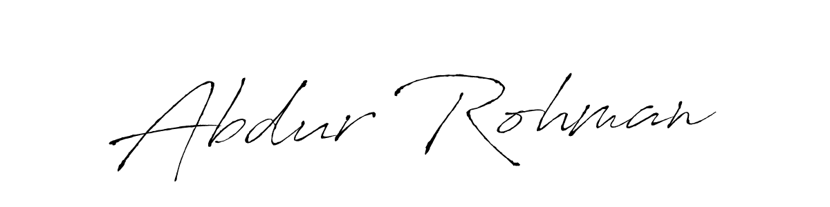 Also we have Abdur Rohman name is the best signature style. Create professional handwritten signature collection using Antro_Vectra autograph style. Abdur Rohman signature style 6 images and pictures png