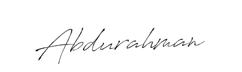 Abdurahman stylish signature style. Best Handwritten Sign (Antro_Vectra) for my name. Handwritten Signature Collection Ideas for my name Abdurahman. Abdurahman signature style 6 images and pictures png