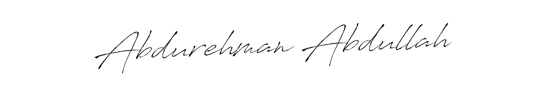 Use a signature maker to create a handwritten signature online. With this signature software, you can design (Antro_Vectra) your own signature for name Abdurehman Abdullah. Abdurehman Abdullah signature style 6 images and pictures png