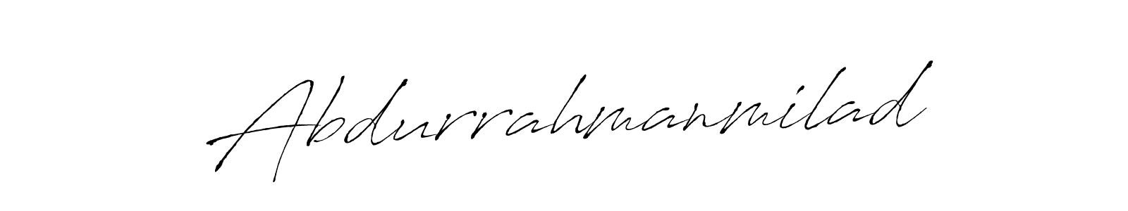 Similarly Antro_Vectra is the best handwritten signature design. Signature creator online .You can use it as an online autograph creator for name Abdurrahmanmilad. Abdurrahmanmilad signature style 6 images and pictures png