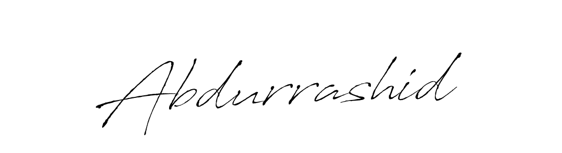 Design your own signature with our free online signature maker. With this signature software, you can create a handwritten (Antro_Vectra) signature for name Abdurrashid. Abdurrashid signature style 6 images and pictures png