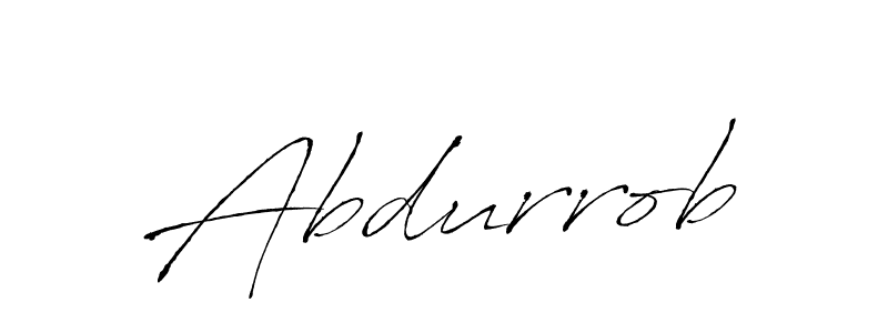 Design your own signature with our free online signature maker. With this signature software, you can create a handwritten (Antro_Vectra) signature for name Abdurrob. Abdurrob signature style 6 images and pictures png