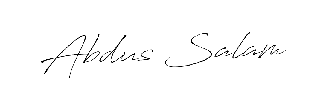 Use a signature maker to create a handwritten signature online. With this signature software, you can design (Antro_Vectra) your own signature for name Abdus Salam. Abdus Salam signature style 6 images and pictures png