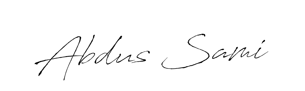 Create a beautiful signature design for name Abdus Sami. With this signature (Antro_Vectra) fonts, you can make a handwritten signature for free. Abdus Sami signature style 6 images and pictures png