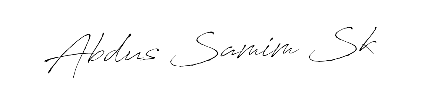 It looks lik you need a new signature style for name Abdus Samim Sk. Design unique handwritten (Antro_Vectra) signature with our free signature maker in just a few clicks. Abdus Samim Sk signature style 6 images and pictures png
